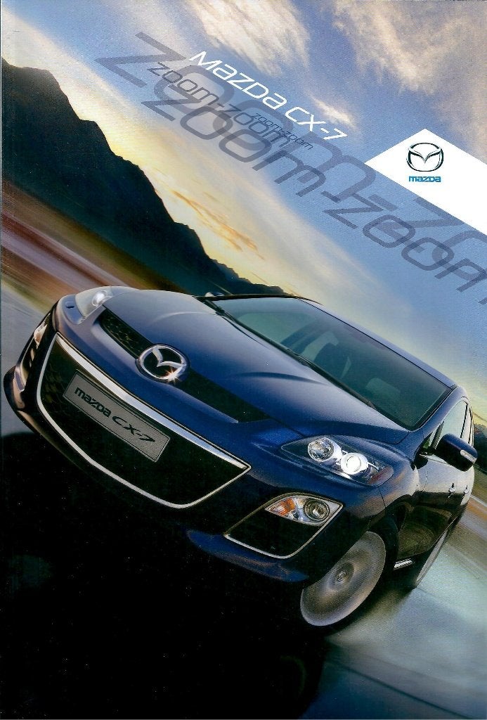 Brochure Mazda CX-7 2009, Boeken, Auto's | Folders en Tijdschriften, Ophalen of Verzenden, Gelezen, Mazda