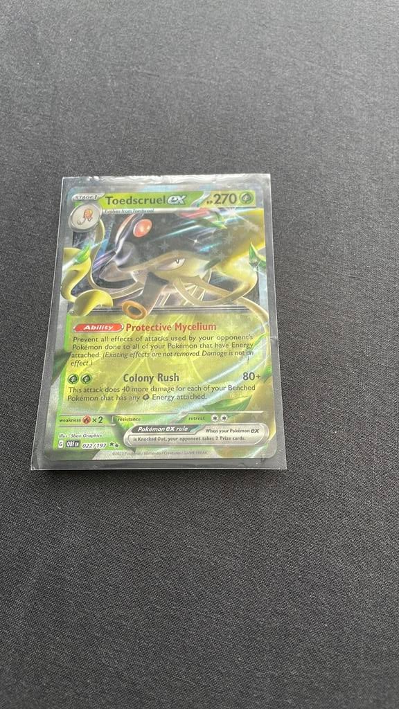 Pokemon kaart ex, Ophalen, Zo goed als nieuw