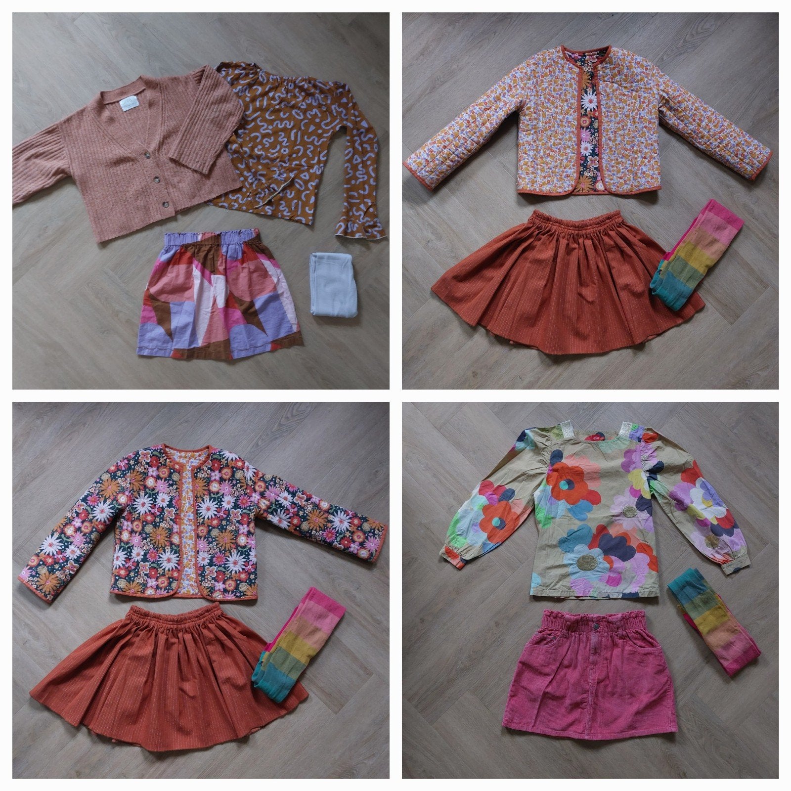 kledingpakket meisje 134 140 PompdeLux Oilily jas vest rok, Ophalen of Verzenden, Zo goed als nieuw, Maat 140