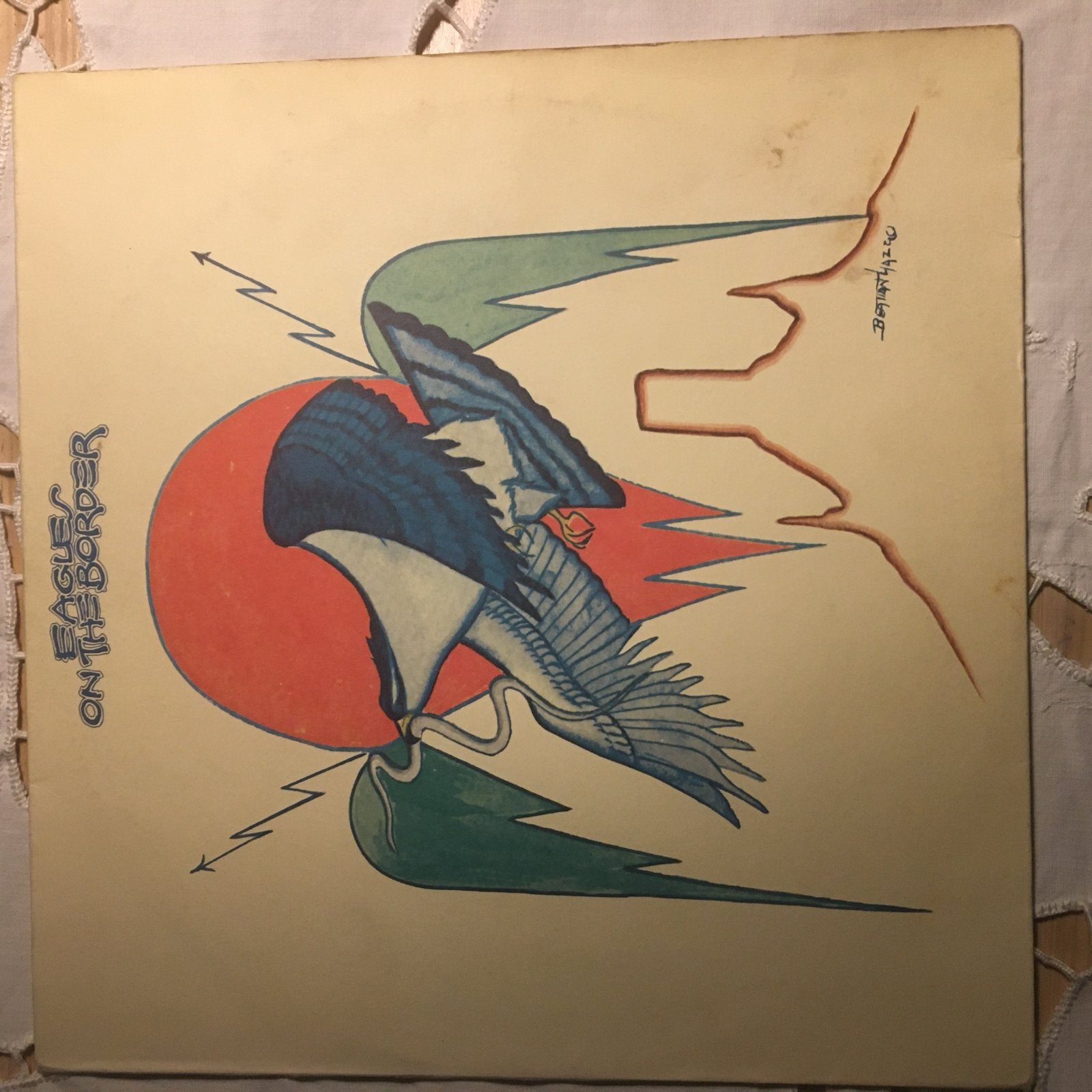 Eagles - On the Border LP (1974), LP, Rock, Gebruikt, Originele persing