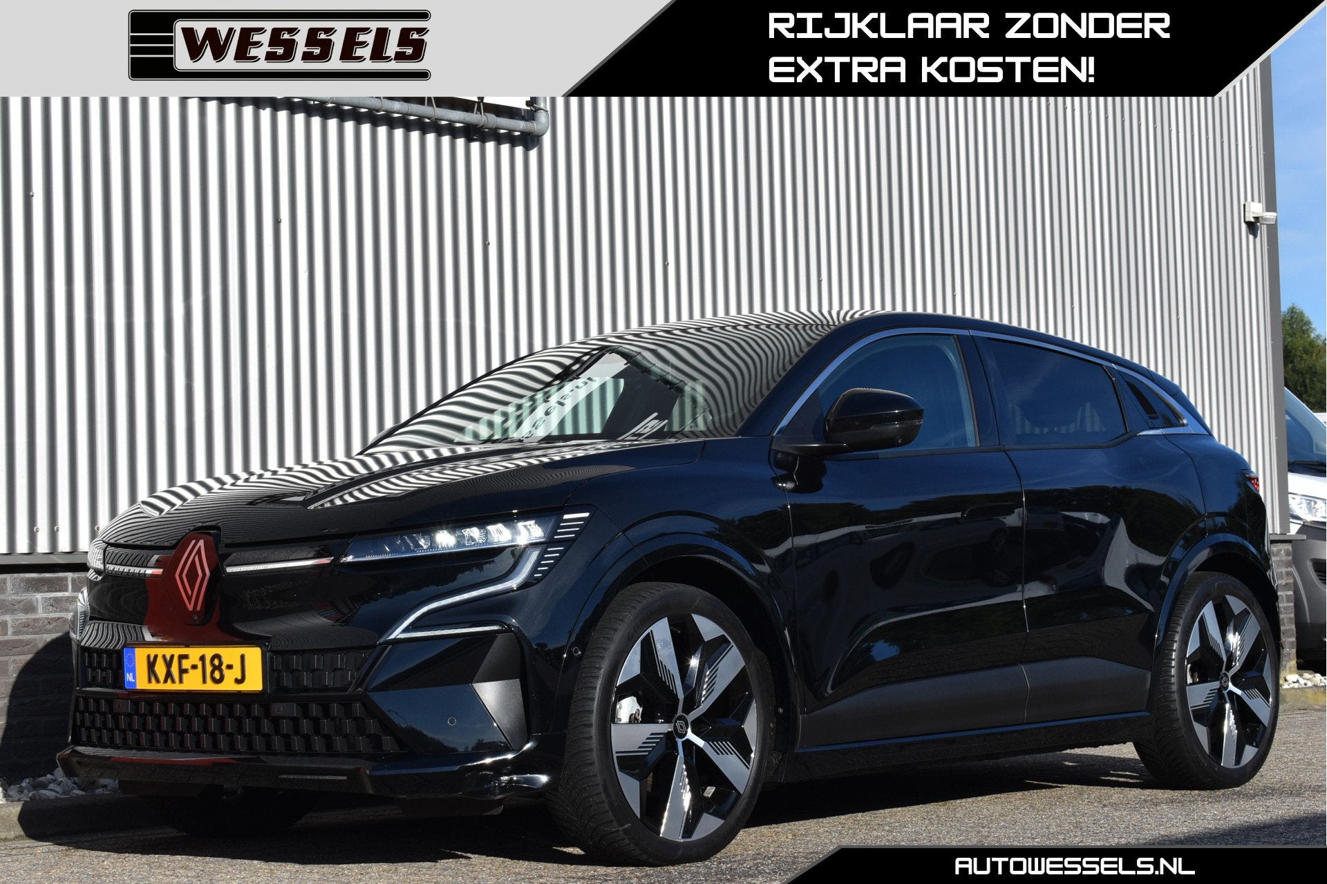 Renault Mégane E-Tech EV60 Optimum Charge Techno SOH 94.6%,, Zwart, 900 kg, Te koop, Hatchback