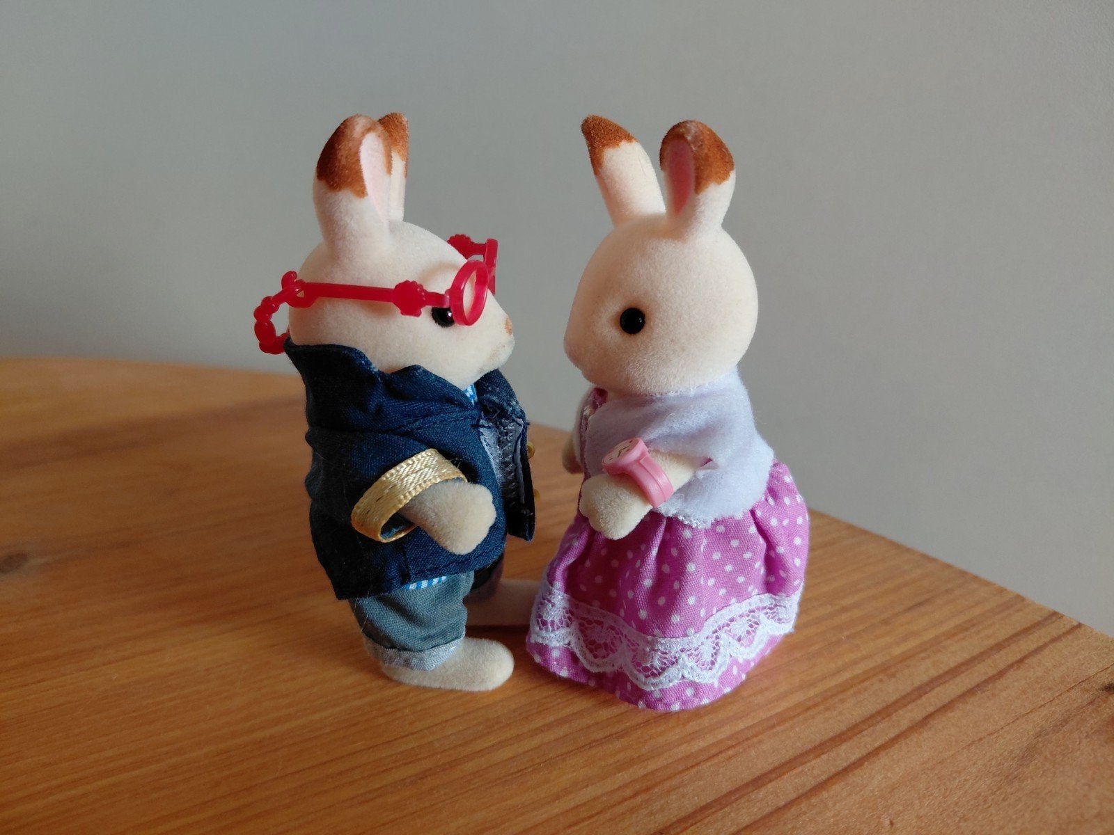 Sylvanian Families opa en oma konijn, Ophalen of Verzenden, Zo goed als nieuw, Poppenhuis