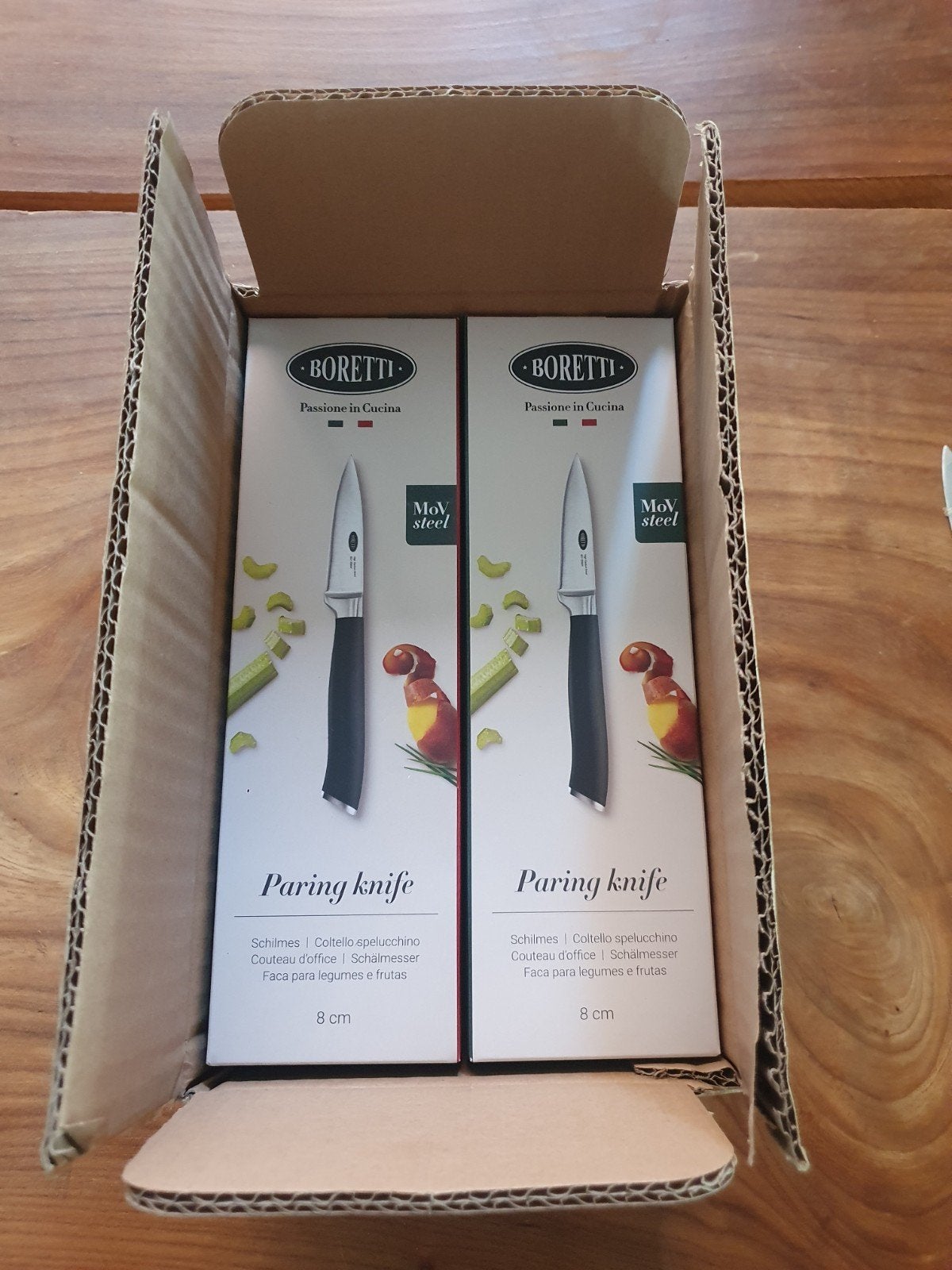 Boretti Schilmesjes - 6 Stuks - Nieuw in Doos, Overige typen, Nieuw, Ophalen of Verzenden, Zwart