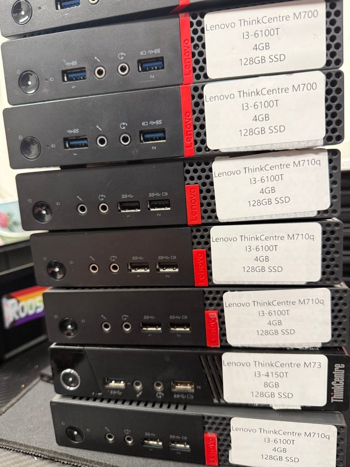 Lenovo thinkcentre 8 stuks(lenovo,thinkcentre,i3,win11,ssd), Computers en Software, Desktop Pc's, Ophalen, Zo goed als nieuw, 3 tot 4 Ghz