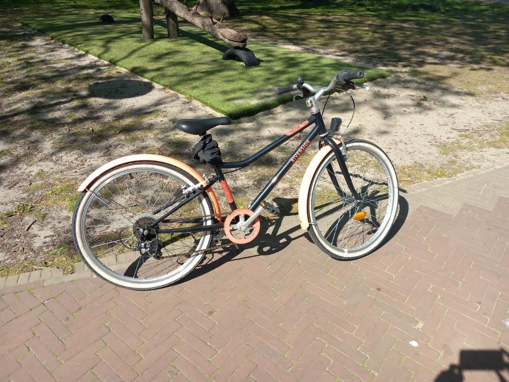 Meisjesfiets te koop, Ophalen, Velgrem, Versnellingen, Gebruikt
