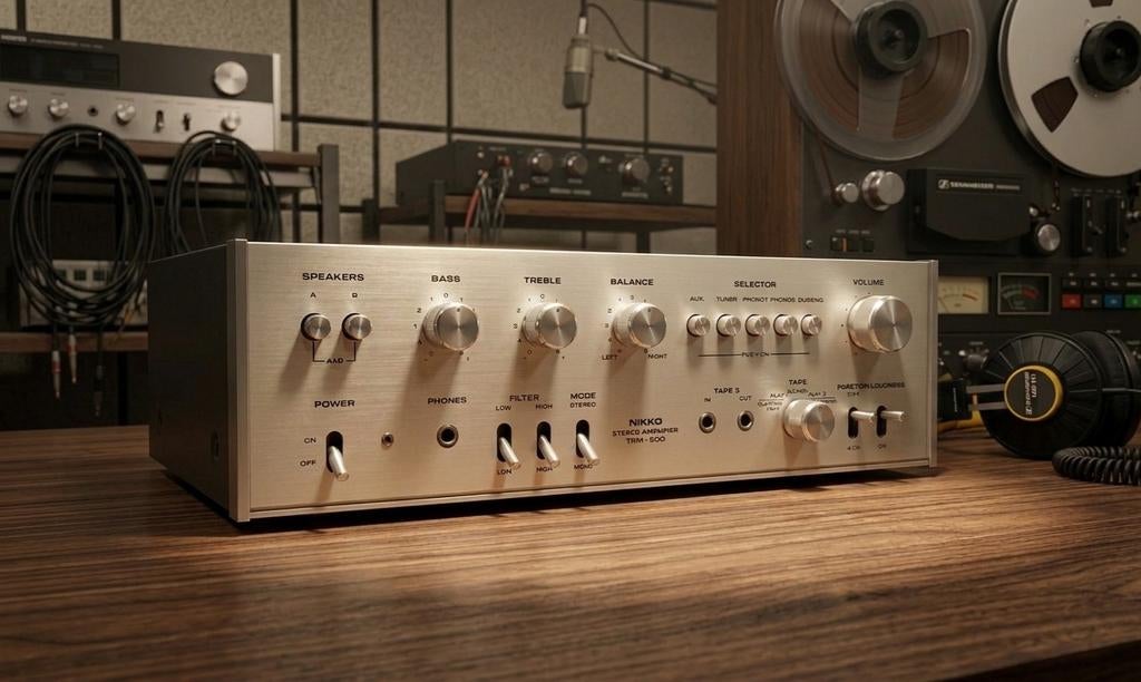 Nikko TRM500 versterker/Volledige Revisie/Prachtige staat!, Overige merken, Ophalen of Verzenden, Zo goed als nieuw, Minder dan 60 watt