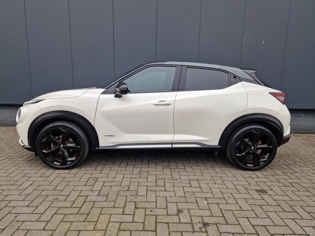 Nissan Juke 1.6 Hybrid Premiere Edition, 1325 kg, Gebruikt, 4 cilinders, Wit
