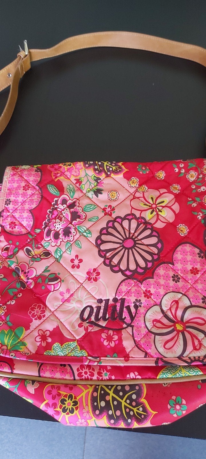 Oilily Luiertas - Rood/Roze Bloemenprint, Ophalen of Verzenden, Zo goed als nieuw
