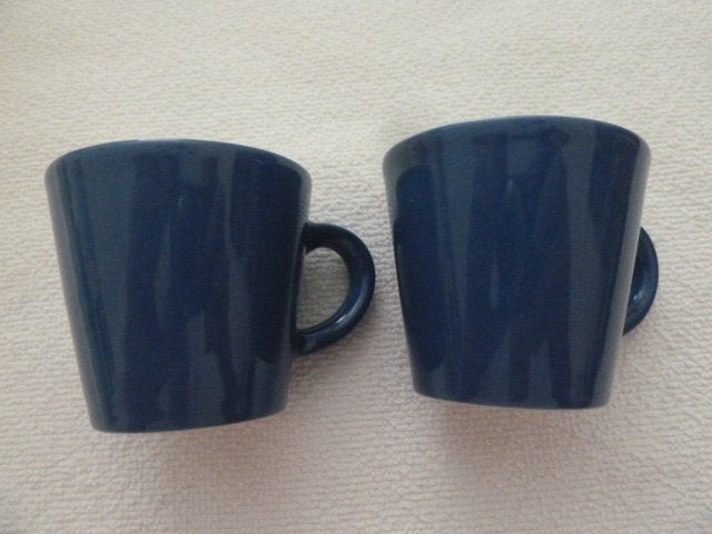 Nespresso Kopjes - 2 stuks blauw - Arzberg Perla, Huis en Inrichting, Overige merken, Nieuw, Ophalen of Verzenden, Overige stijlen