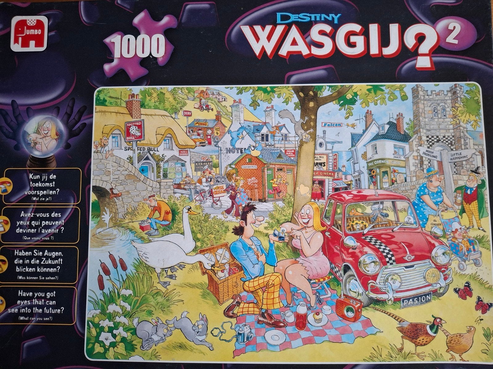 Wasgij legpuzzel 1000 stukjes, Ophalen of Verzenden, 500 t/m 1500 stukjes, Gebruikt, Legpuzzel
