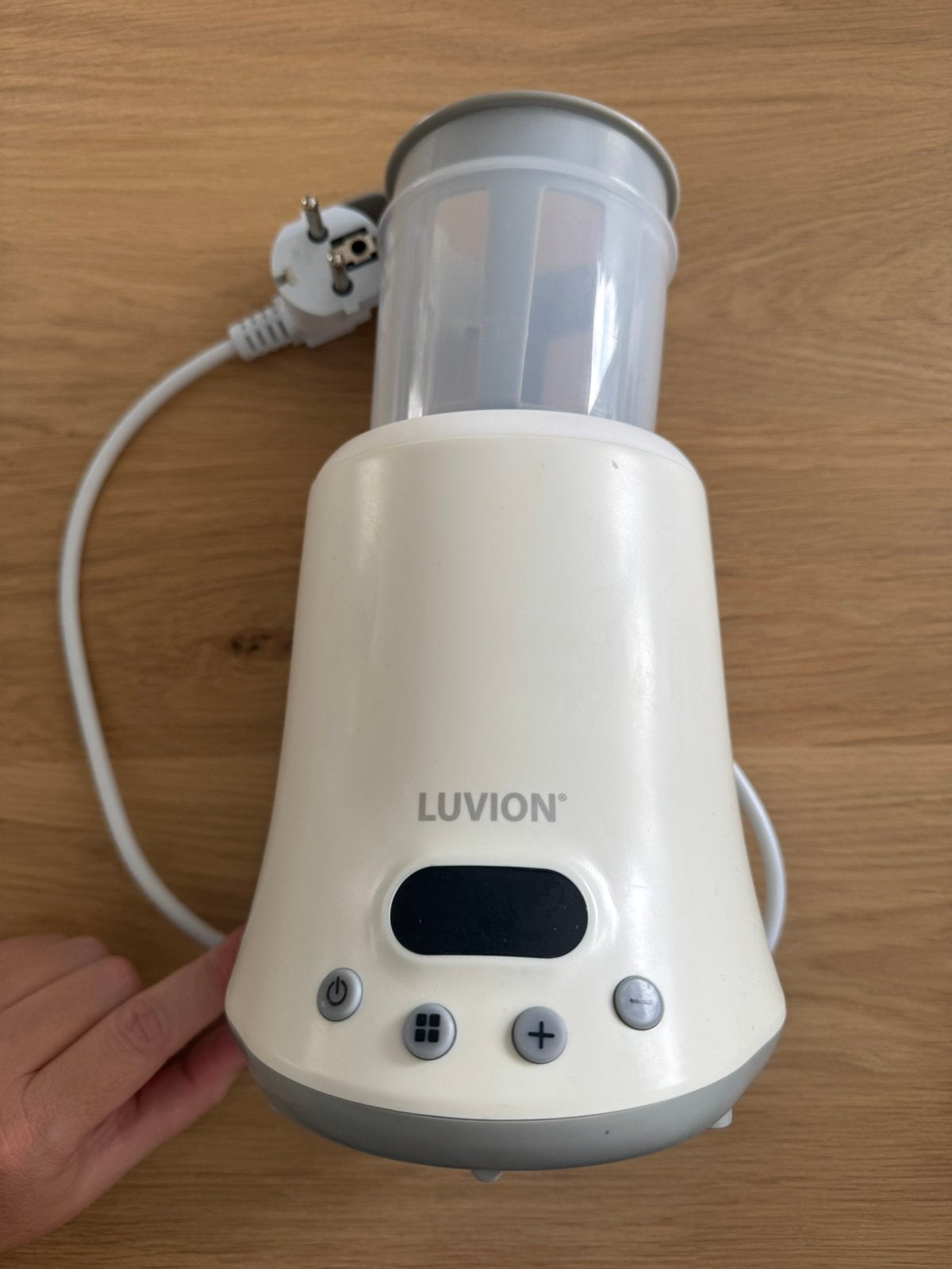 Luvion Eco Fast Deluxe 4-in-1 flessenwarmer, Kinderen en Baby's, Ophalen of Verzenden, Zo goed als nieuw, Flessen- of potjesverwarmer