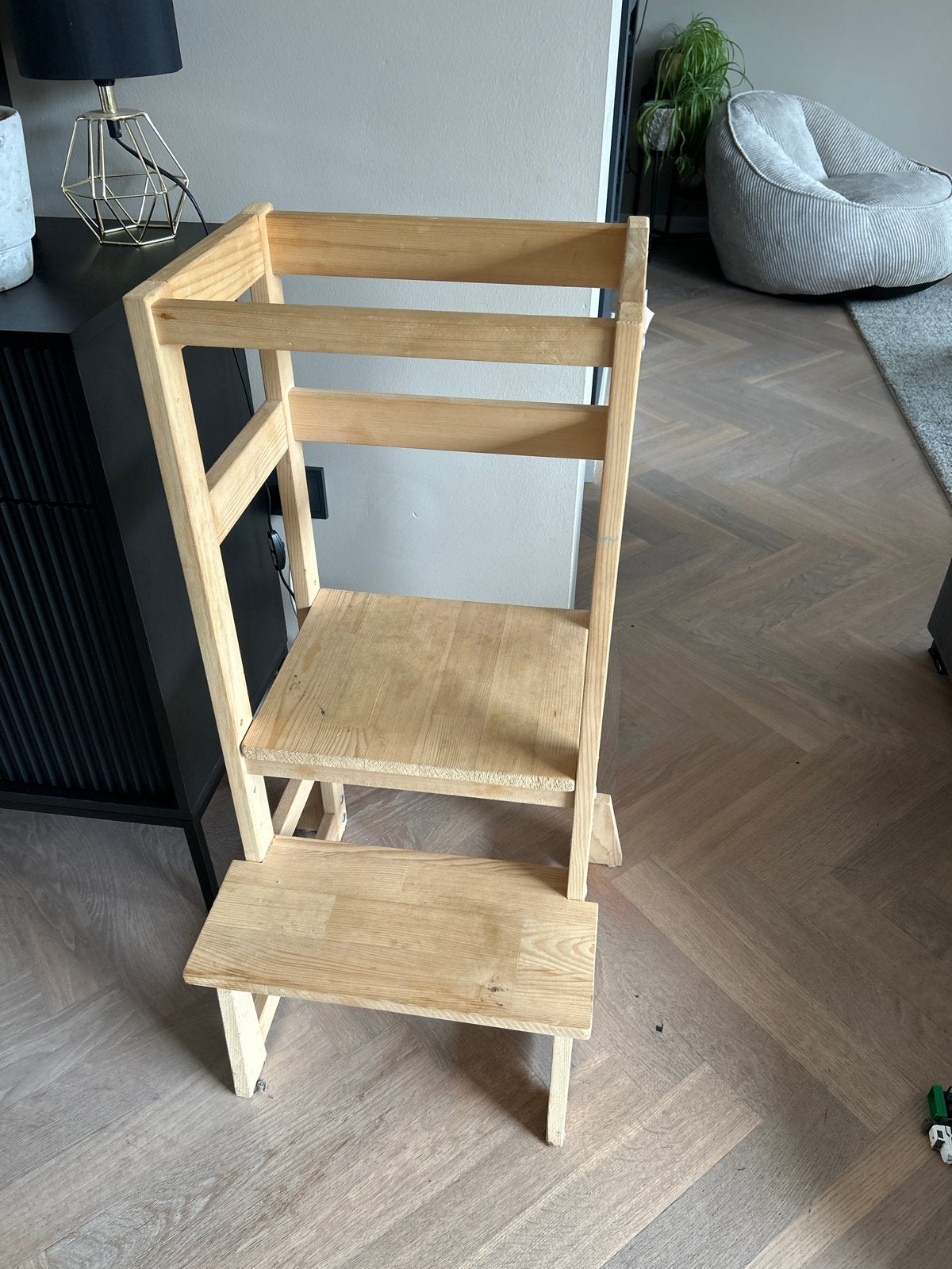 Houten Peuter Keukenhulp - Montessori Leertoren, Ophalen, Gebruikt, Overige typen