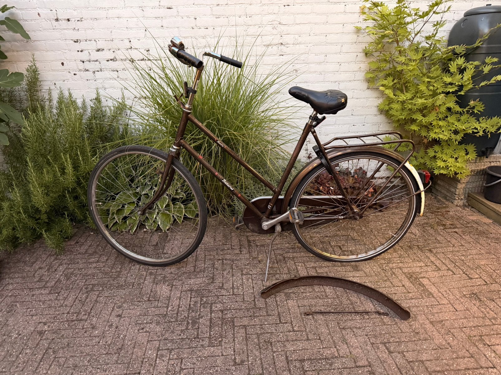 Batavus Bato - opknapfiets, Ophalen, Terugtraprem