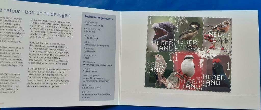 Postzegelmapje 637 A&B Beleef de Natuur landgoed Haarzuilens, Postzegels en Munten, Postzegels | Nederland, Ophalen of Verzenden
