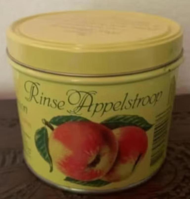 Rond blik Rinse Appelstroop Timson te koop, Ophalen of Verzenden, Zo goed als nieuw, Overige