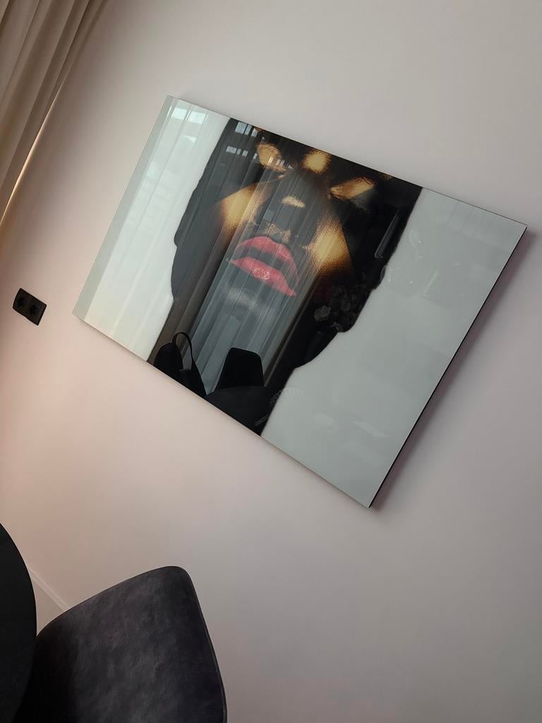 Glasschilderij vrouw, Antiek en Kunst, Kunst | Schilderijen | Abstract, Ophalen