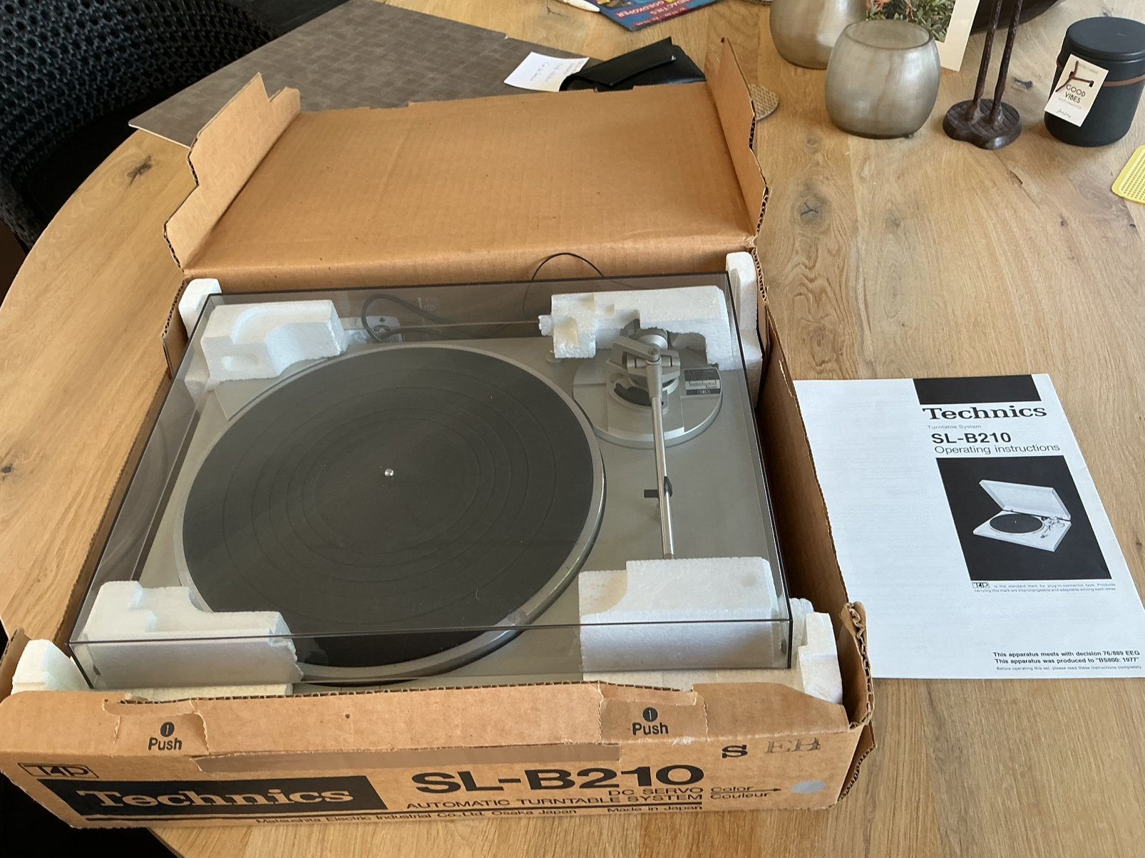 Technics SL-B210, Ophalen, Zo goed als nieuw, Technics
