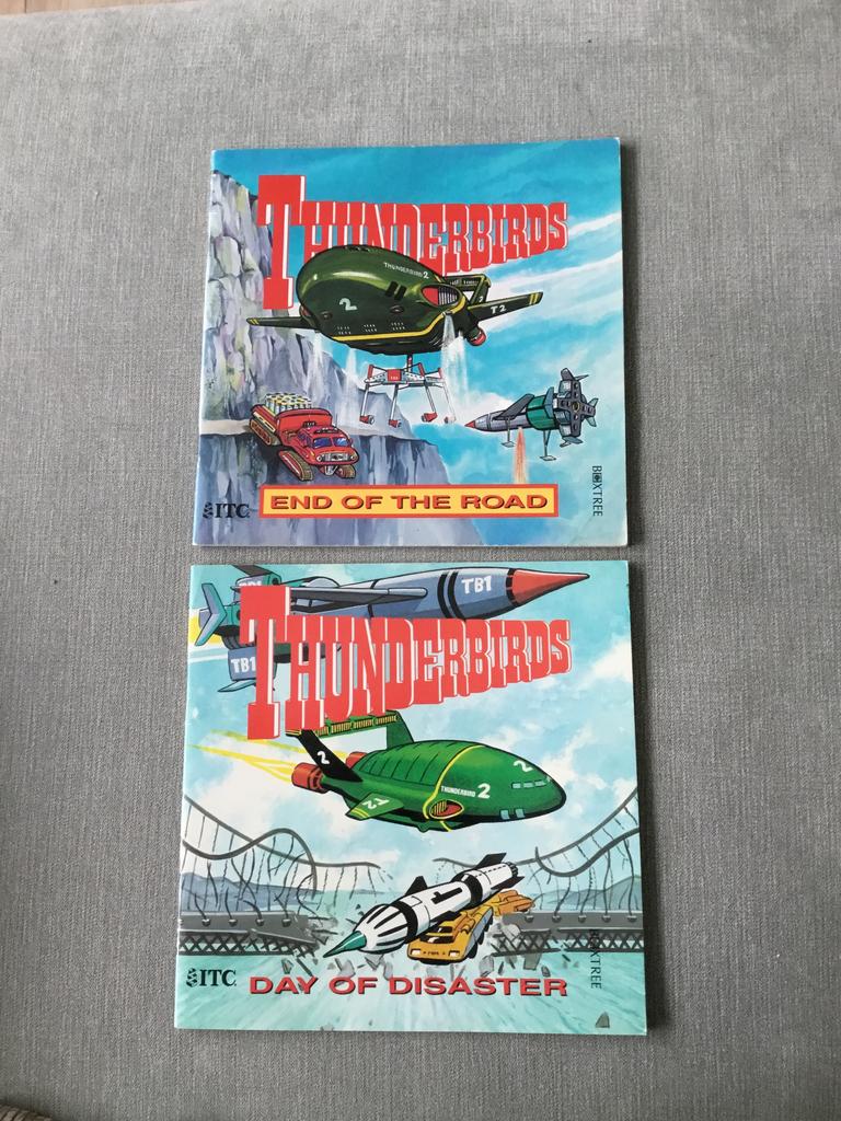 2 Thunderbirds boekjes. Engels, Meerdere comics, Ophalen of Verzenden, Gelezen, Amerika
