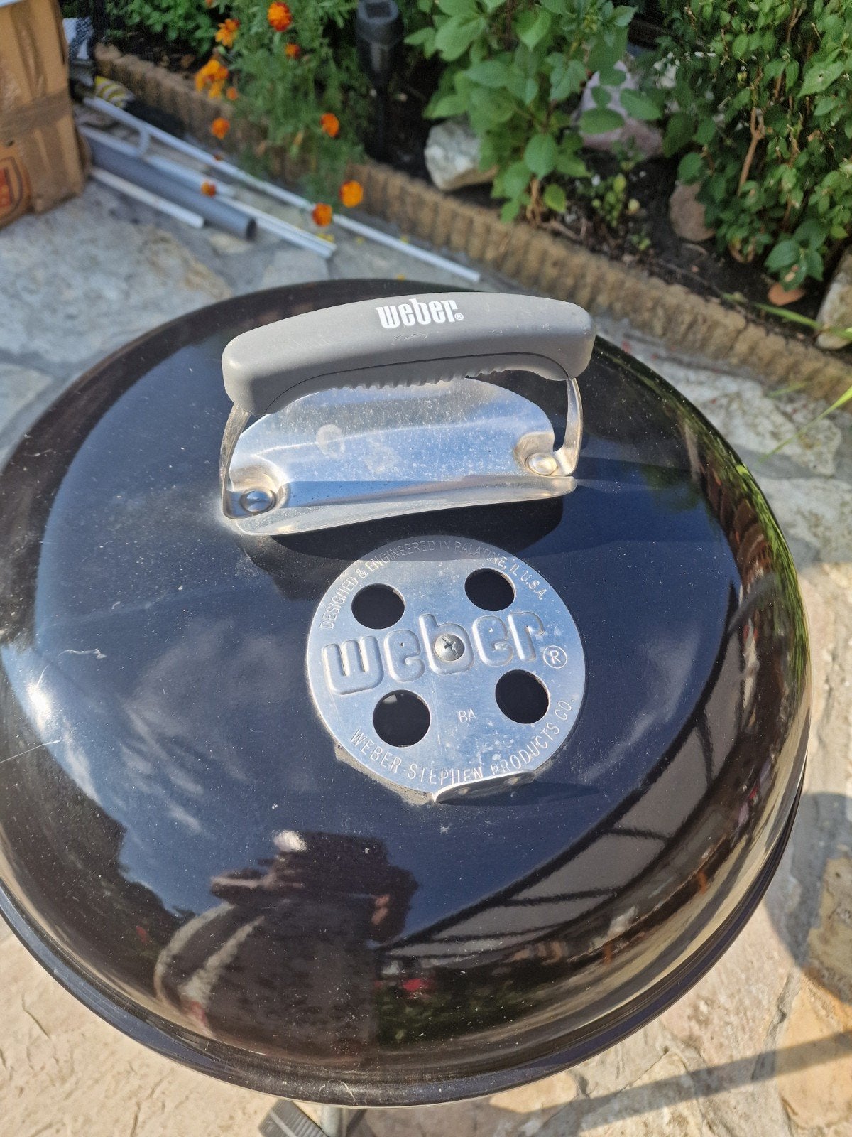 Weber bbq, 47 cm diameter., Ophalen, Gebruikt