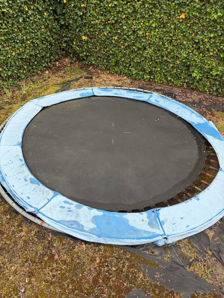 Trampoline 305cm doorsnee gebruikt, Ophalen, Gebruikt