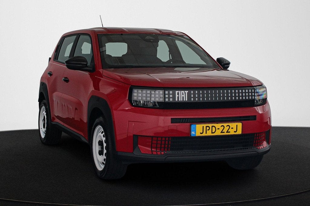 Fiat Grande Panda RED 11kW 44 kWh 2+6 Jaar Garantie Apple Ca, Auto's, Stof, Gebruikt, Panda, Origineel Nederlands