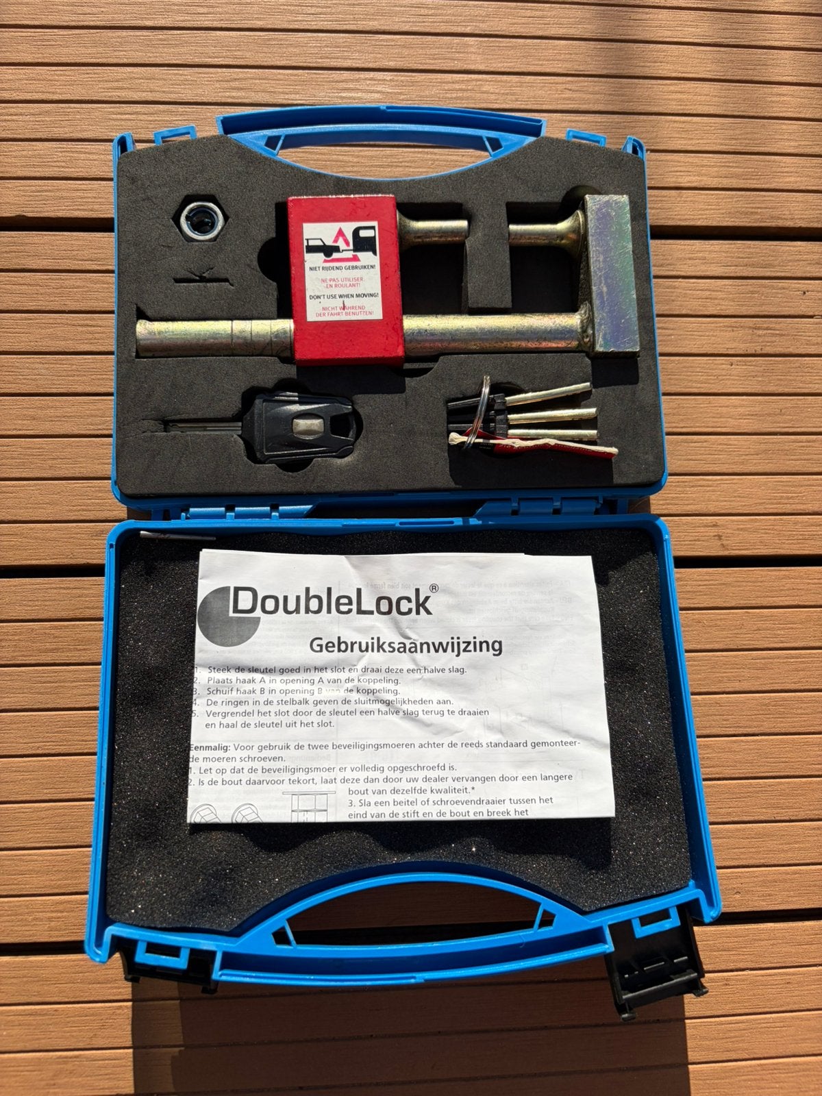 Doublelock Compact Condor. Met reservesleutels, Ophalen of Verzenden, Zo goed als nieuw, Gelijkstroom, Overige merken