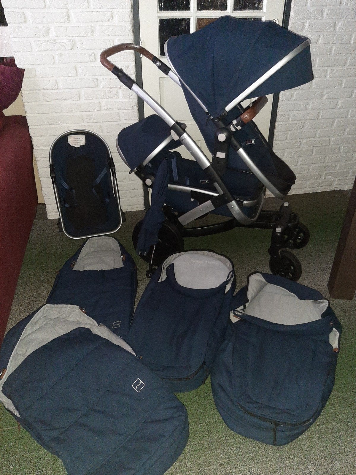 Joolz geo2 Tweeling Duo Mono, Ophalen, Overige merken, Verstelbare duwstang