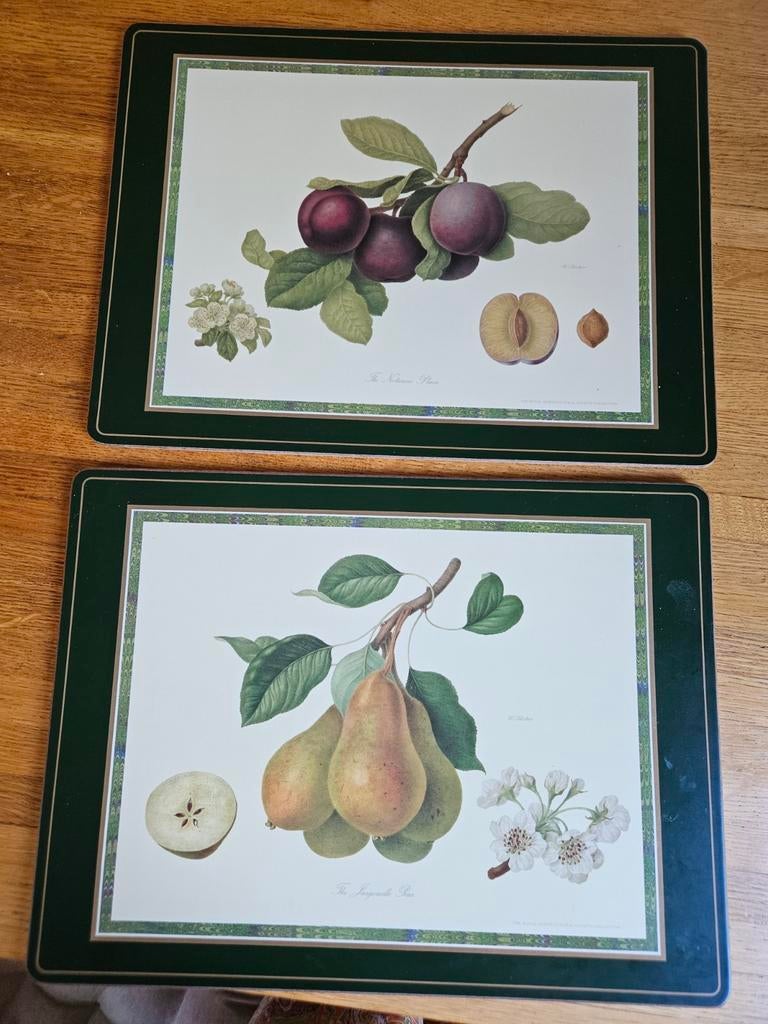 PIMPERNEL collectie: 2 placemats , hardboard,, Ophalen of Verzenden, Zo goed als nieuw, Bord