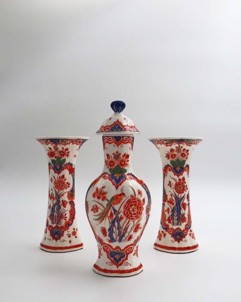 Porceleyne Fles kaststel - Imari, Ophalen of Verzenden