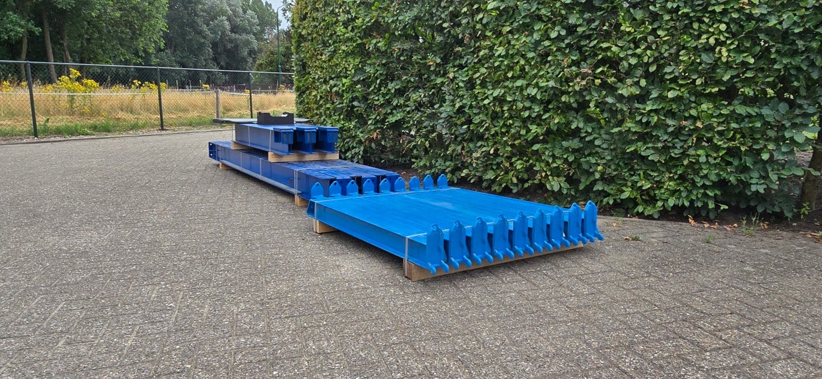 4,5 meter OHRA draagarmstellingen , magazijnstelling, Ophalen