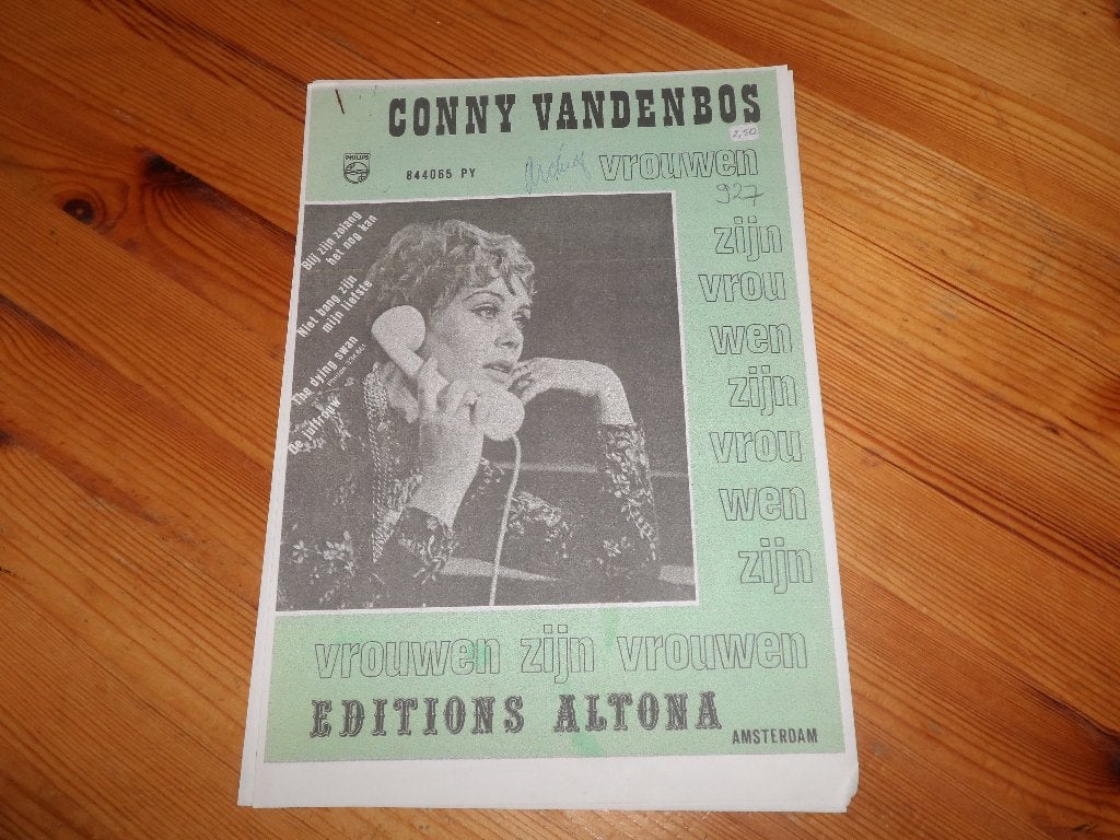 Conny van den bos - de juffrouw, Gebruikt, Ophalen of Verzenden, Artiest of Componist, Populair