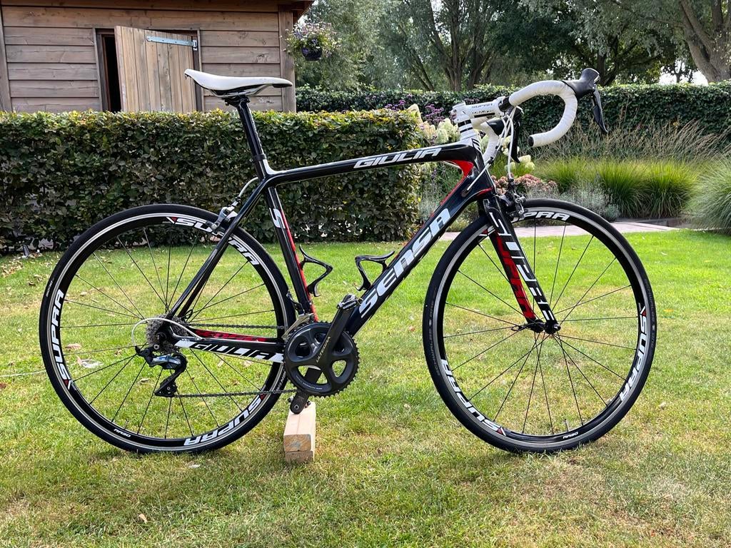 Sensa Giulia racefiets - Maat M, 28 inch, Gebruikt, Carbon, Meer dan 20 versnellingen