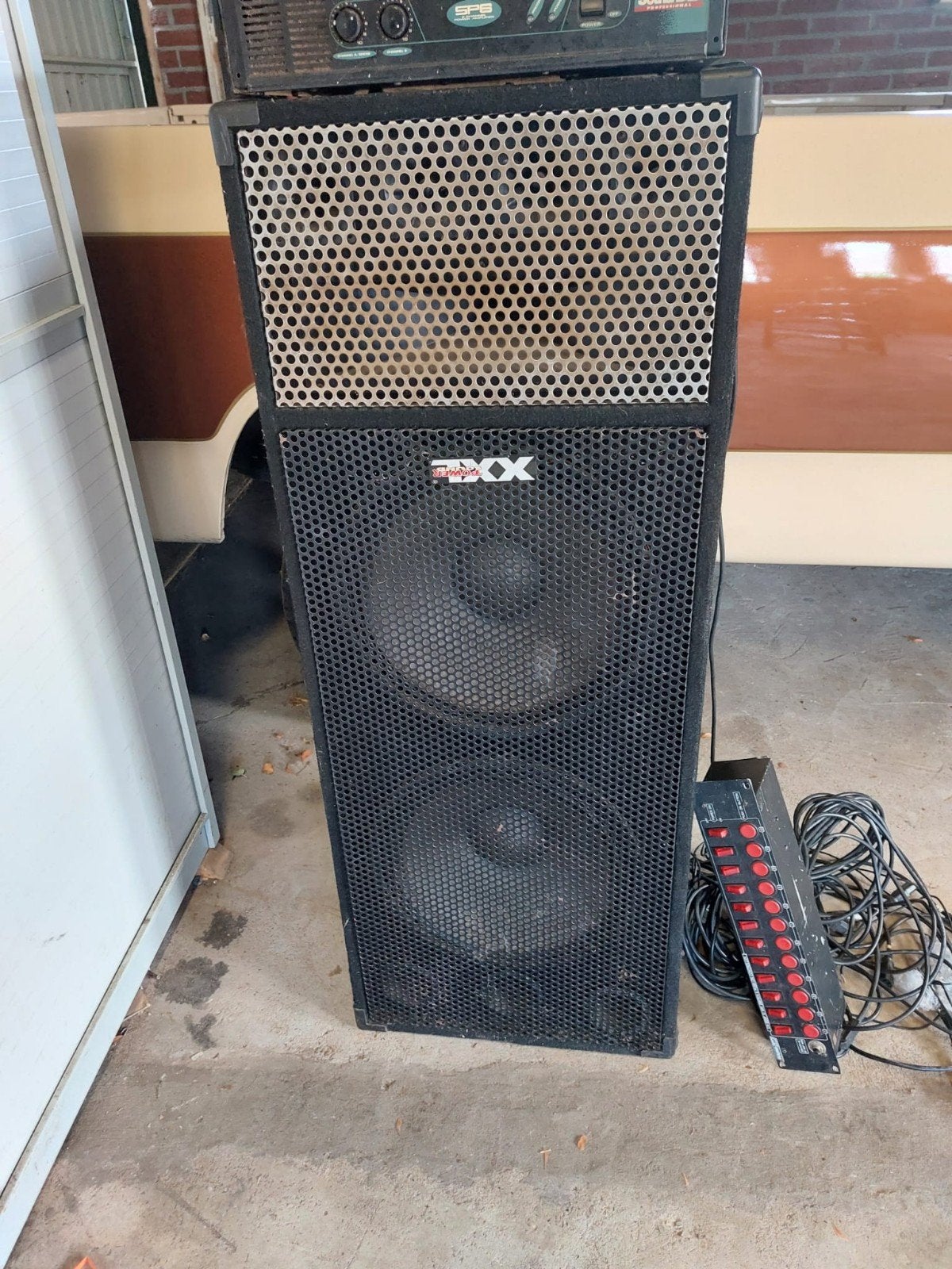 Te koop Grote geluidsapparatuur set ., Ophalen of Verzenden, Gebruikt, Audio
