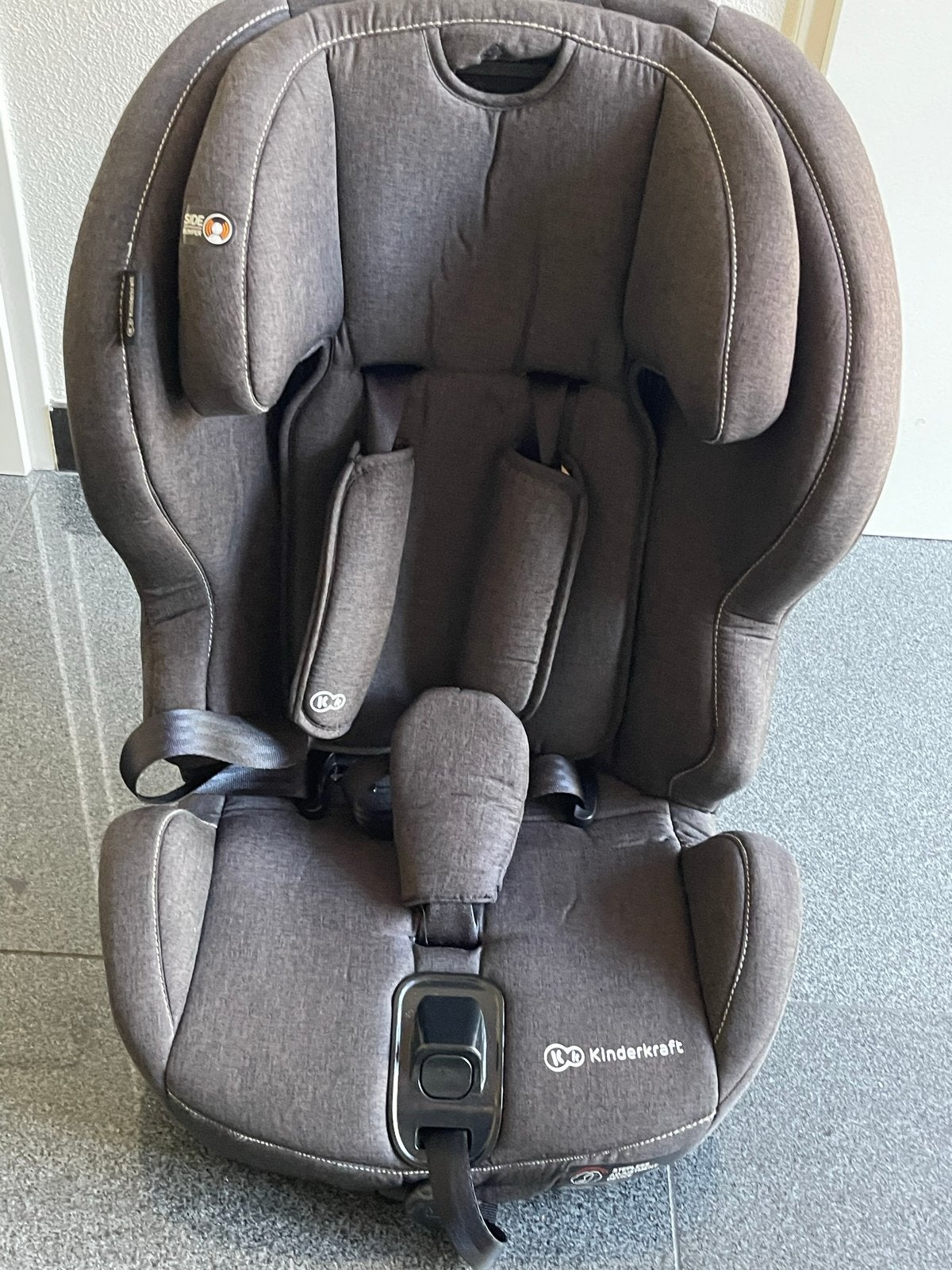 Kinderkraft Safety Fix autostoel 9-36 kg Isofix antraciet, Zo goed als nieuw, 9 t/m 36 kg, Isofix, Ophalen