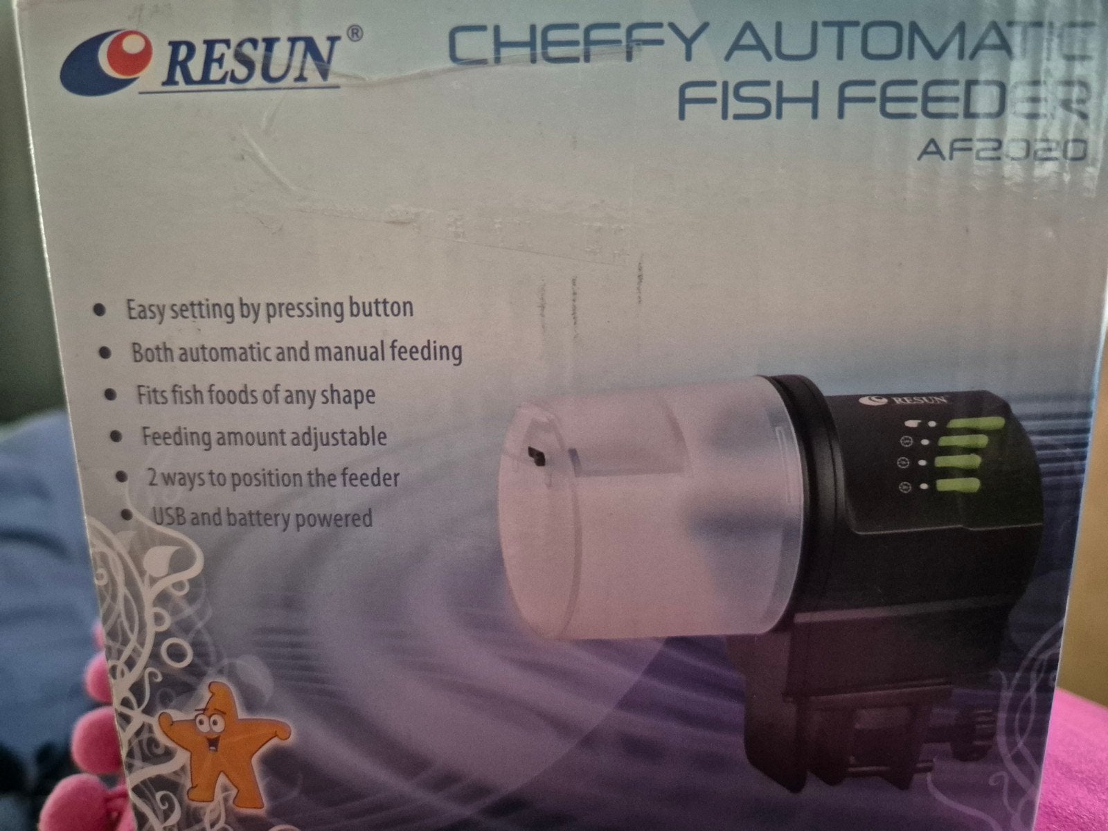 automatic vis voeder, Vis