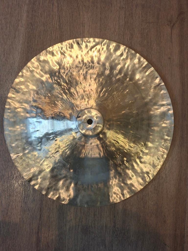 Wuhan 17,5 inch china bekken cymbal voor drumstel, Ophalen of Verzenden, Gebruikt, Drums of Percussie