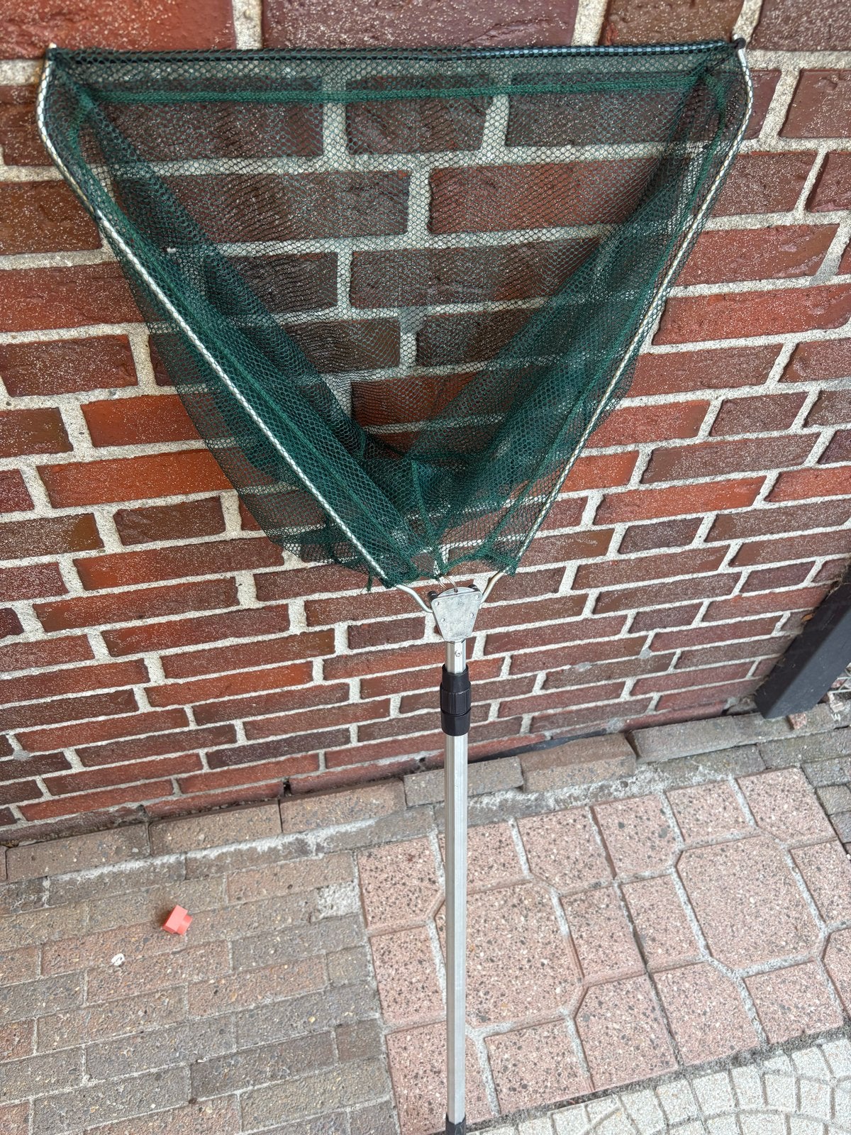 Visnet met uitschuifbare steel, Ophalen of Verzenden, Gebruikt, Net of Fuik