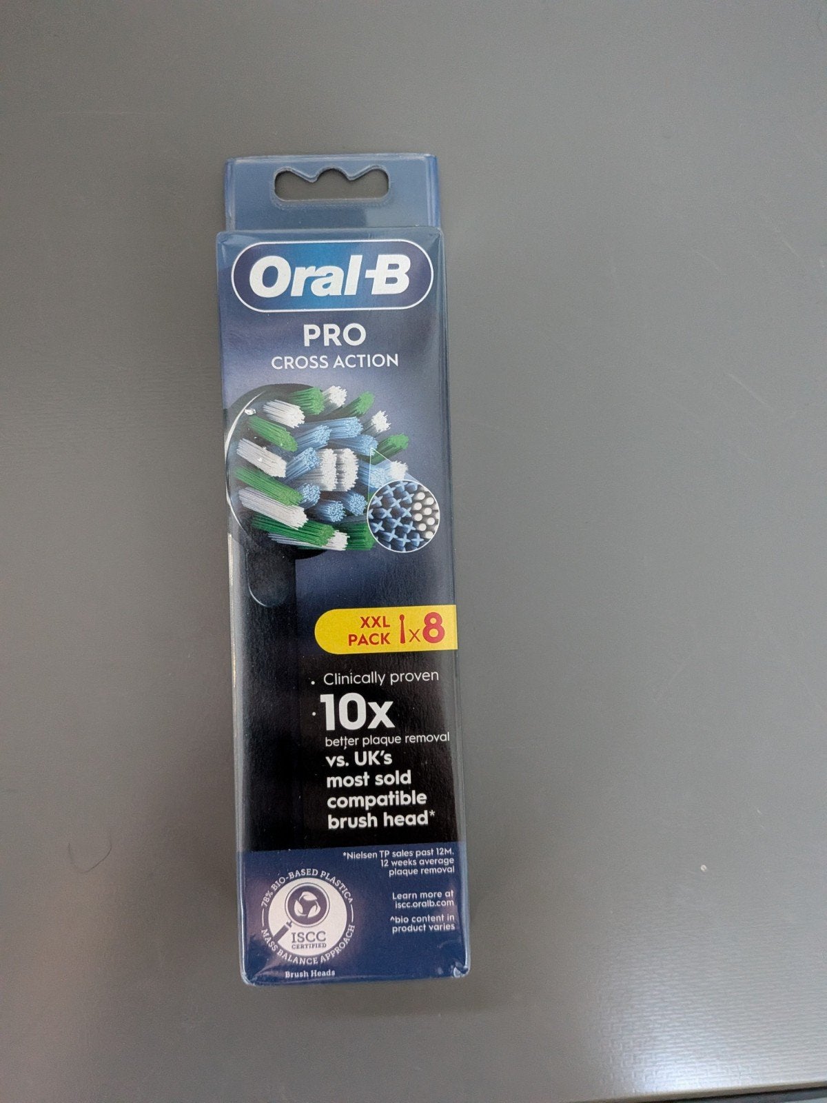 Oral-B Pro cross action opzetborstels zwart 8 stuks nieuw, Ophalen of Verzenden, Nieuw, Opzetborstel