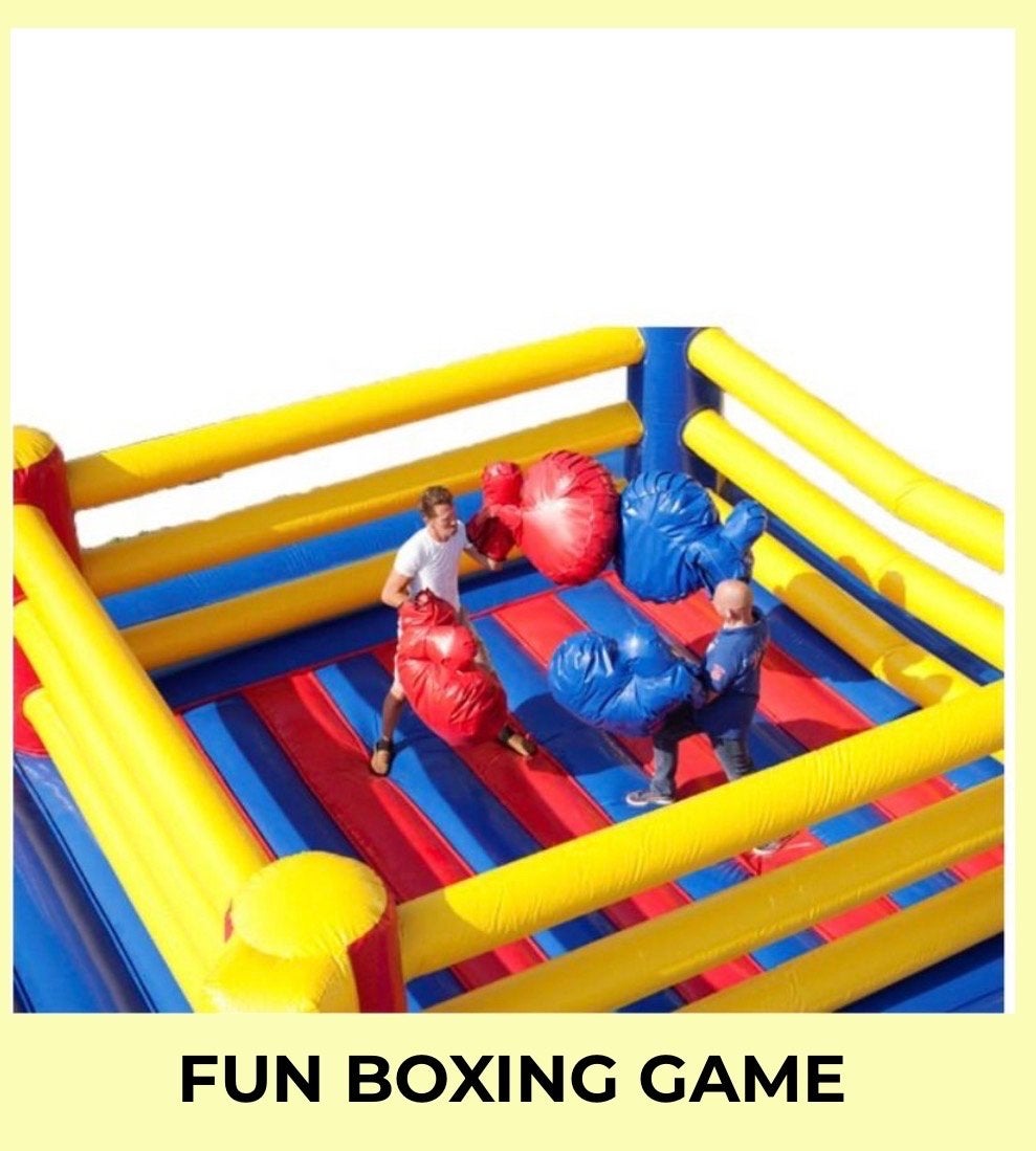 Opblaasbaar Boksring Spel - Excl. Blower, Ophalen, Gebruikt