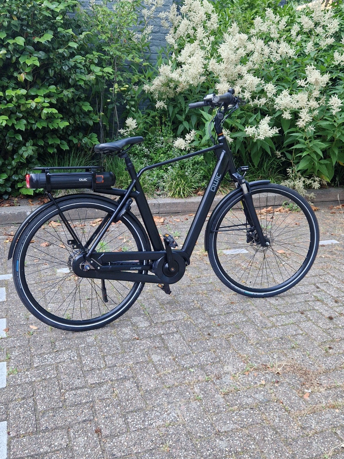 Qwic premium MN7D middenmotor Bafang Accu 756WH, Fietsen en Brommers, Elektrische fietsen, Ophalen, Qwic, Zo goed als nieuw, 59 cm of meer