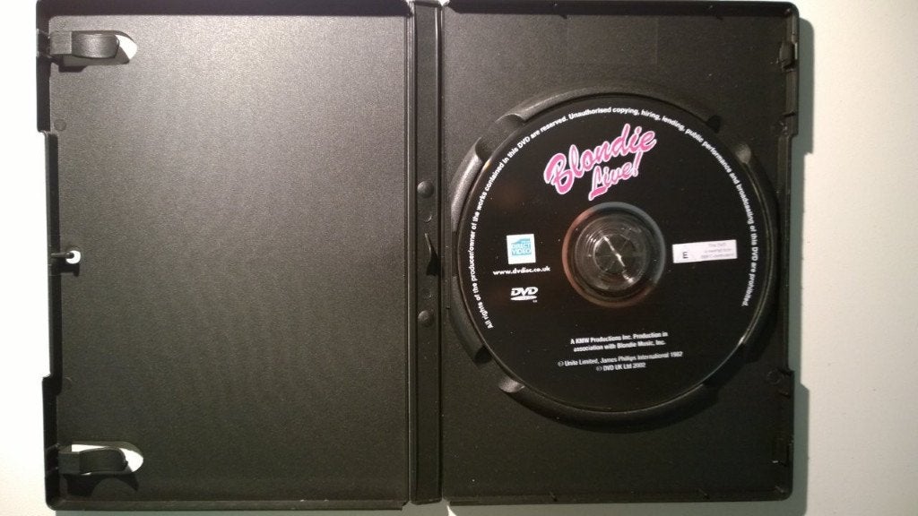 Blondie - Live! (DVD), Cd's en Dvd's, Alle leeftijden, Ophalen of Verzenden, Zo goed als nieuw, Muziek en Concerten