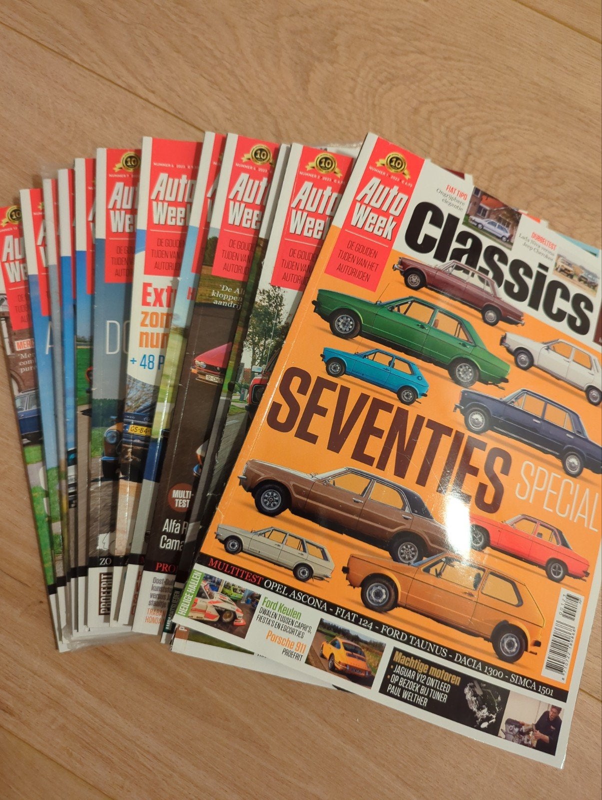 AutoWeek Classics Jaargang 2023 nr. 1 t/m 12 + nr. 10 nieuw, Ophalen of Verzenden, Gelezen, Overige typen