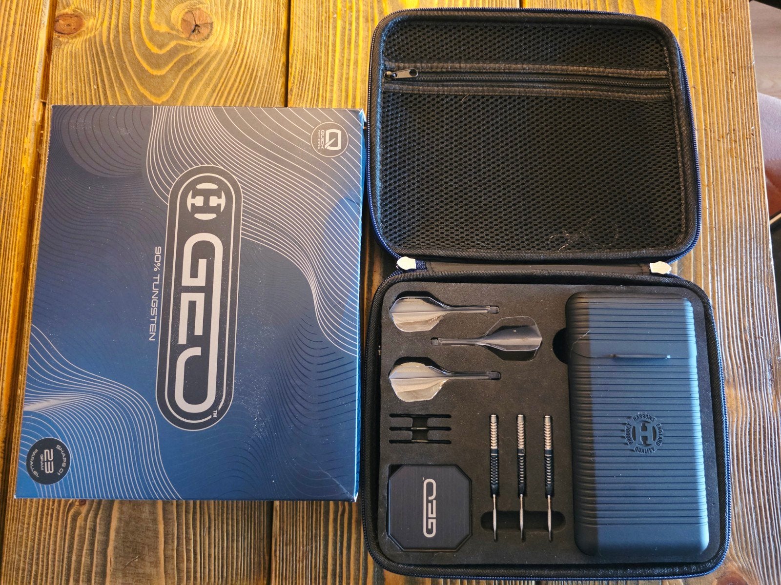 Harrows Geo Parallel Quick Point Darts 23GR, Ophalen of Verzenden, Zo goed als nieuw, Pijlen