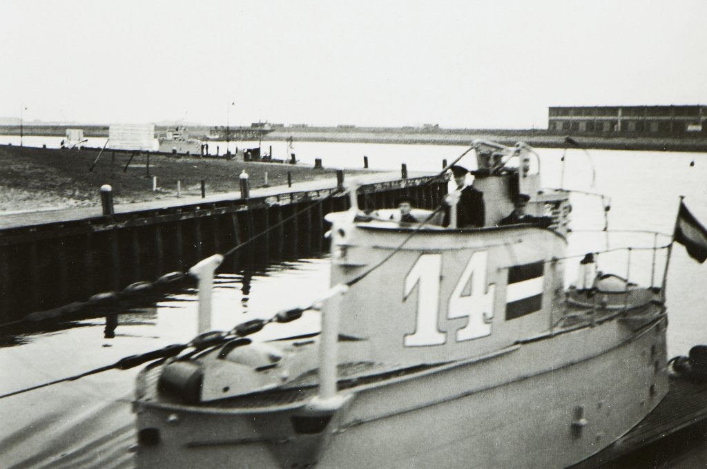 Den helder , onderzeeboot, Ophalen of Verzenden, Voor 1940, Zo goed als nieuw, Foto