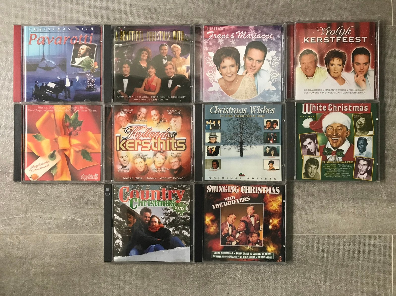 Tien kerst CD’s zie foto’s, Diversen, Verzenden, Zo goed als nieuw