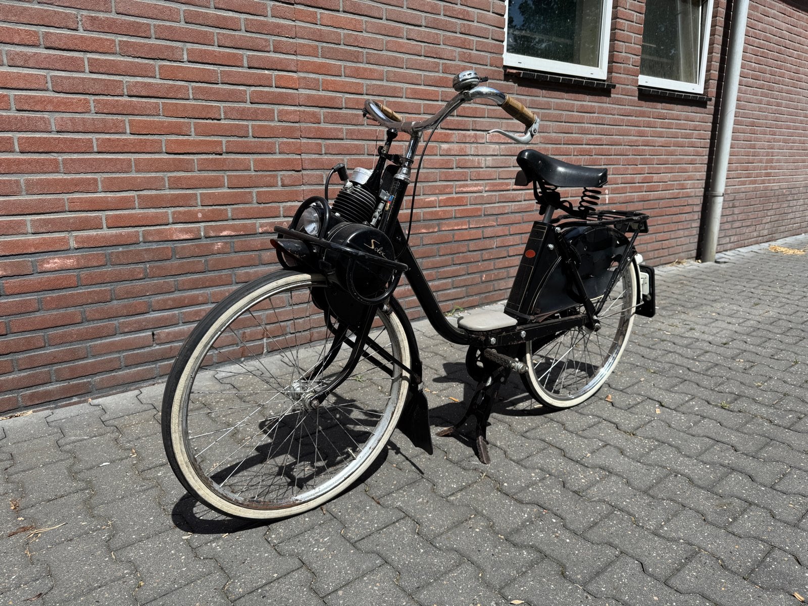 Solex Koffertje 1957 - Klassieke Bromfiets, Fietsen en Brommers, Brommers | Solex, Ophalen, Gebruikt, 2200 (Koffertje), Maximaal 25 km/u