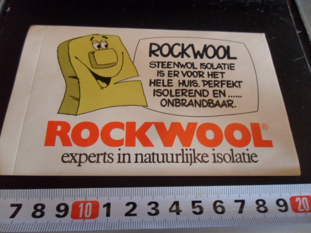 sticker strip rockwool steenwol isolatie, Ophalen, Zo goed als nieuw