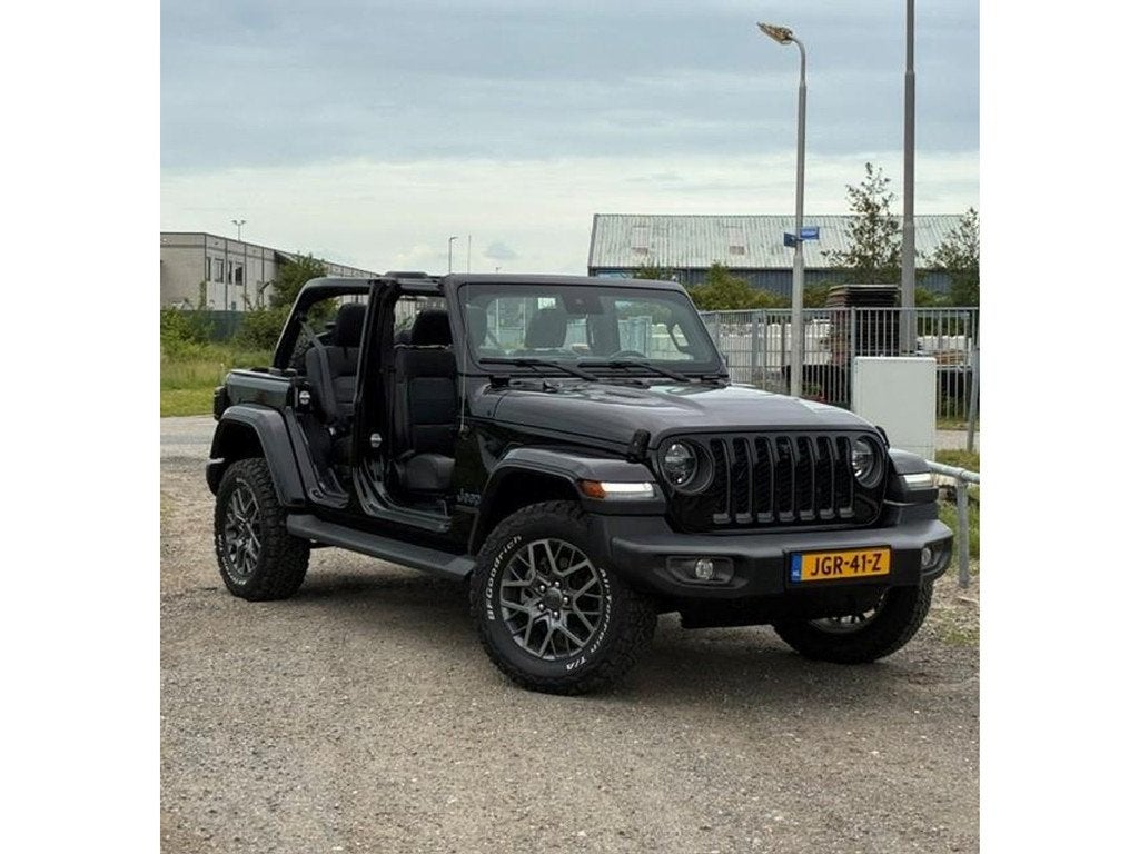 Jeep Wrangler Unlimited Plug-in Hybrid 4xe 380 80th Annivers, Auto's, Jeep, Automaat, 4 cilinders, Cabriolet, Leder
