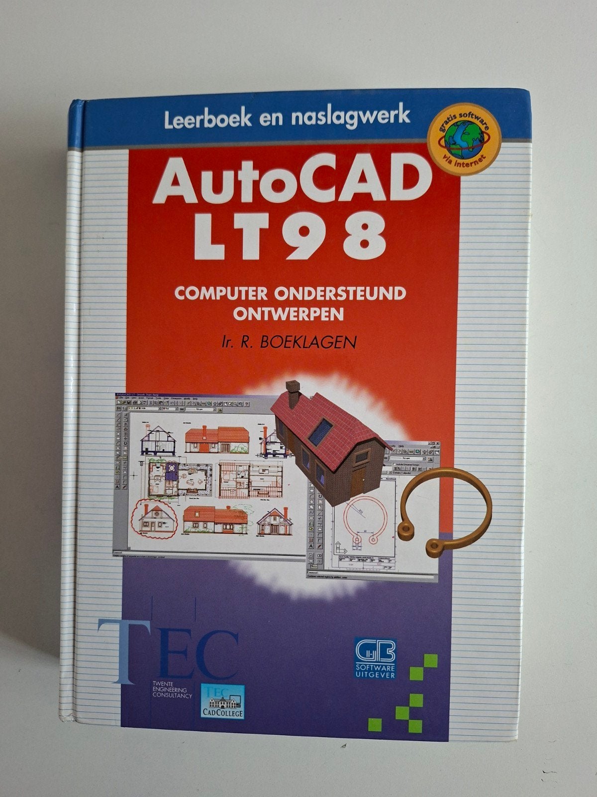 AutoCAD LT98 Leerboek en naslagwerk - Computer ondersteund, Boeken, Studieboeken en Cursussen, Ophalen of Verzenden, Zo goed als nieuw
