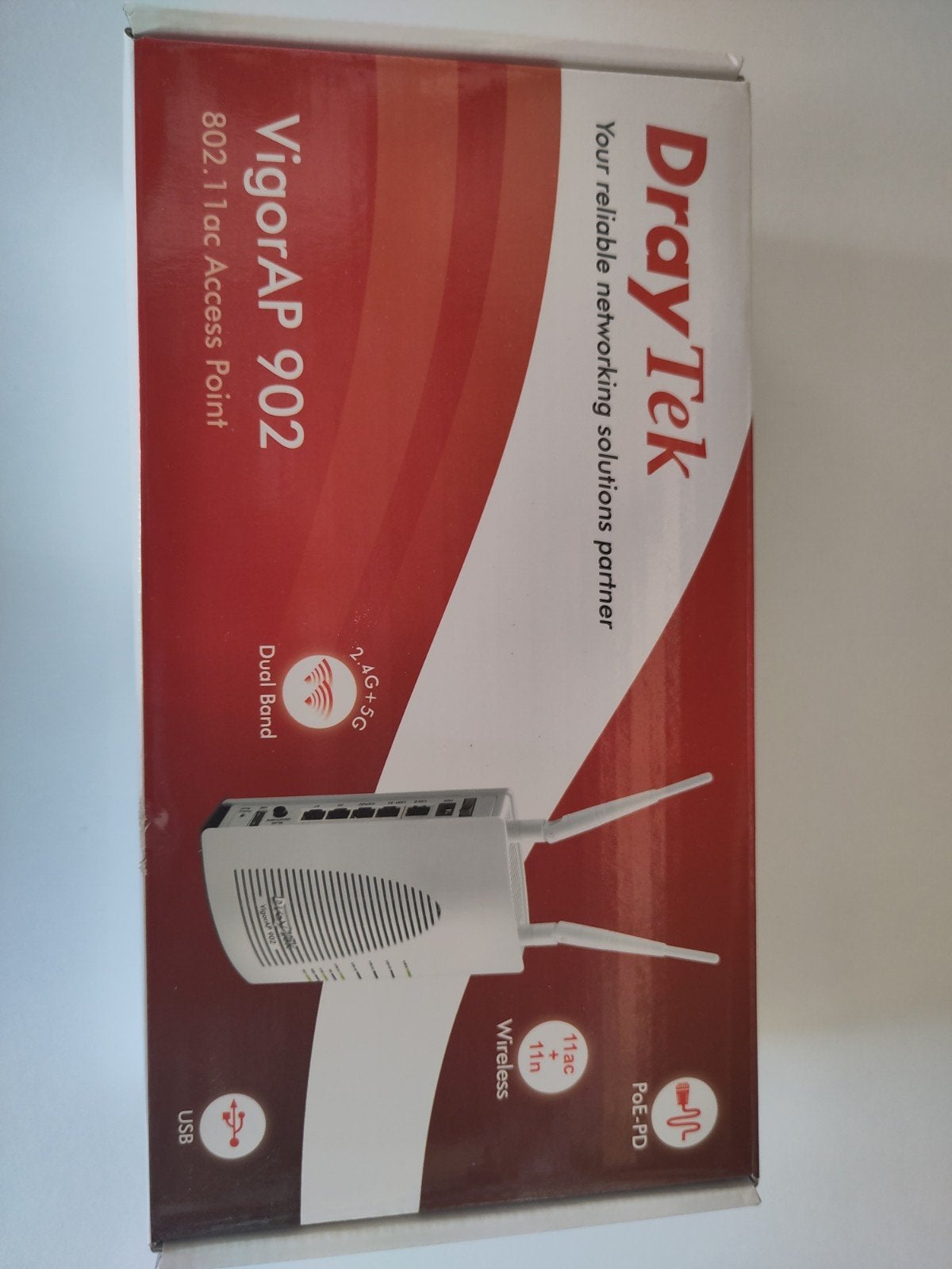 DrayTek VigorAP 902 Dual Band 802.11ac Access Point, Ophalen of Verzenden, Nieuw, DrayTek